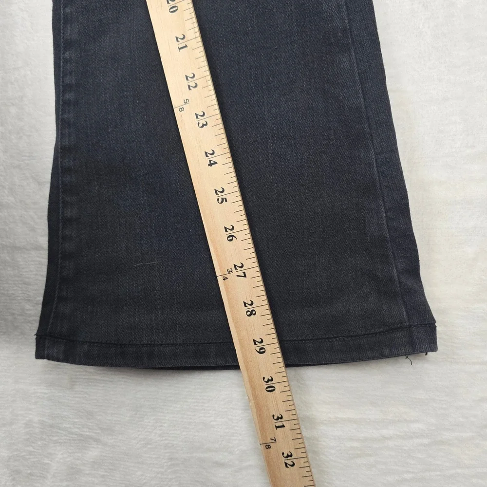 We The Free People Jayde Flare Jeans Washed Black 27 High Rise